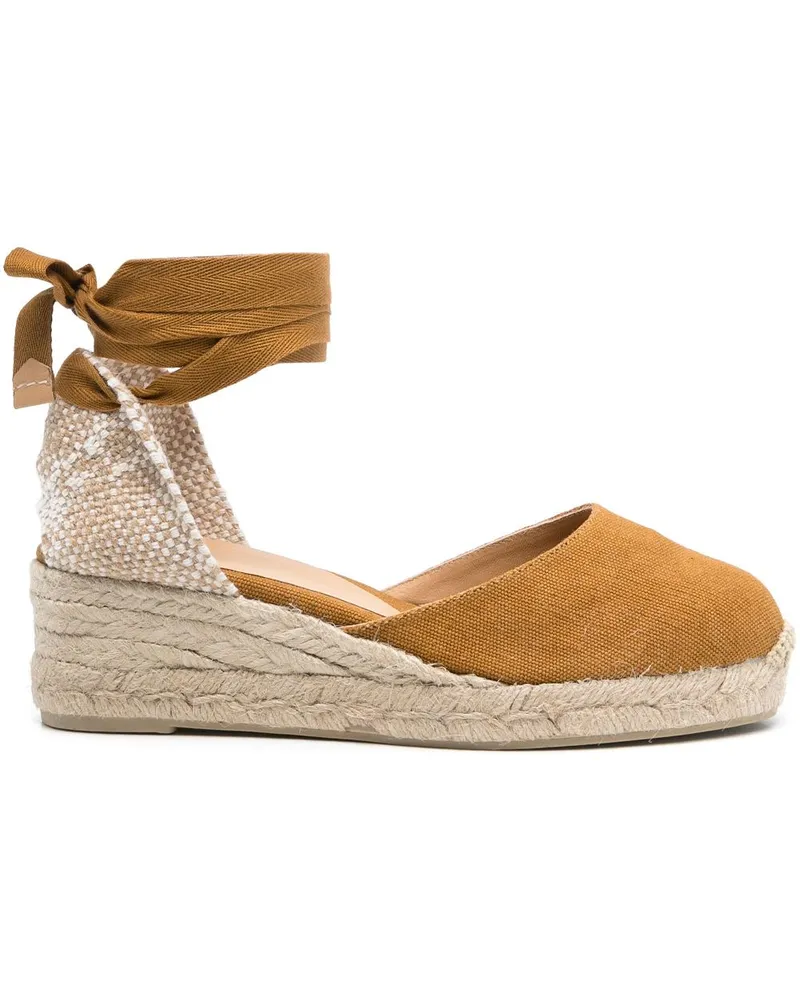 Castañer Carina Espadrilles 50mm - Braun Braun