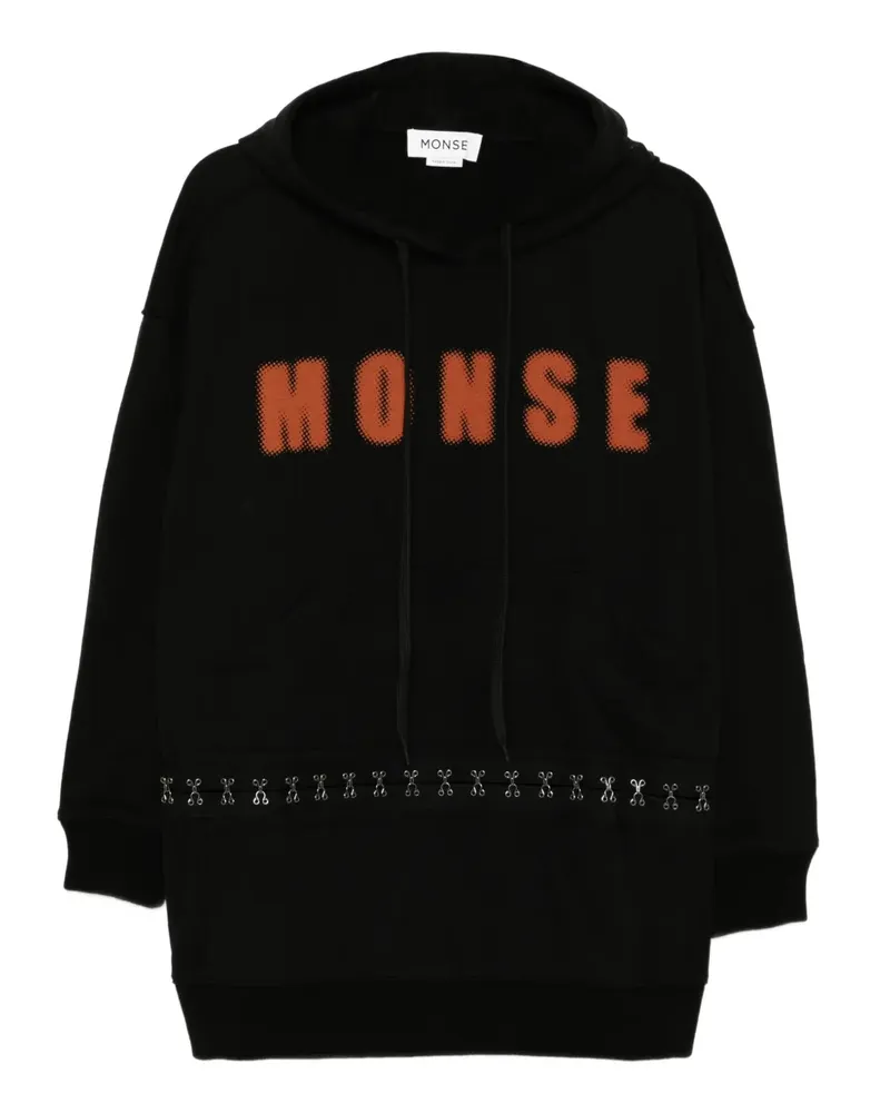 Monse logo-printed dress - Schwarz Schwarz