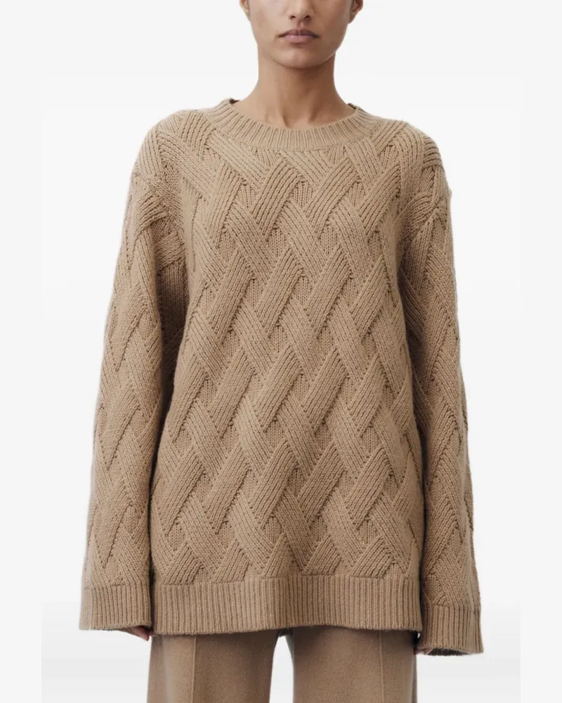 ALLUDE Pullover aus Wollgemisch - Nude Nude