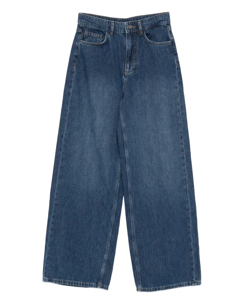 Vanessa Bruno Jeans mit weitem Bein - Blau Blau