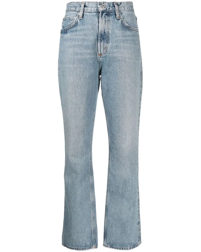 AGOLDE Bootcut-Jeans mit hohem Bund - Blau Blau