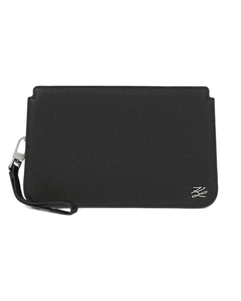Karl Lagerfeld K/Autograph Clutch - Schwarz Schwarz