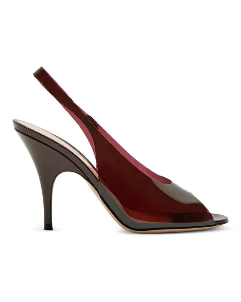 Gianvito Rossi Amelie Slingback-Sandalen - Rot Rot