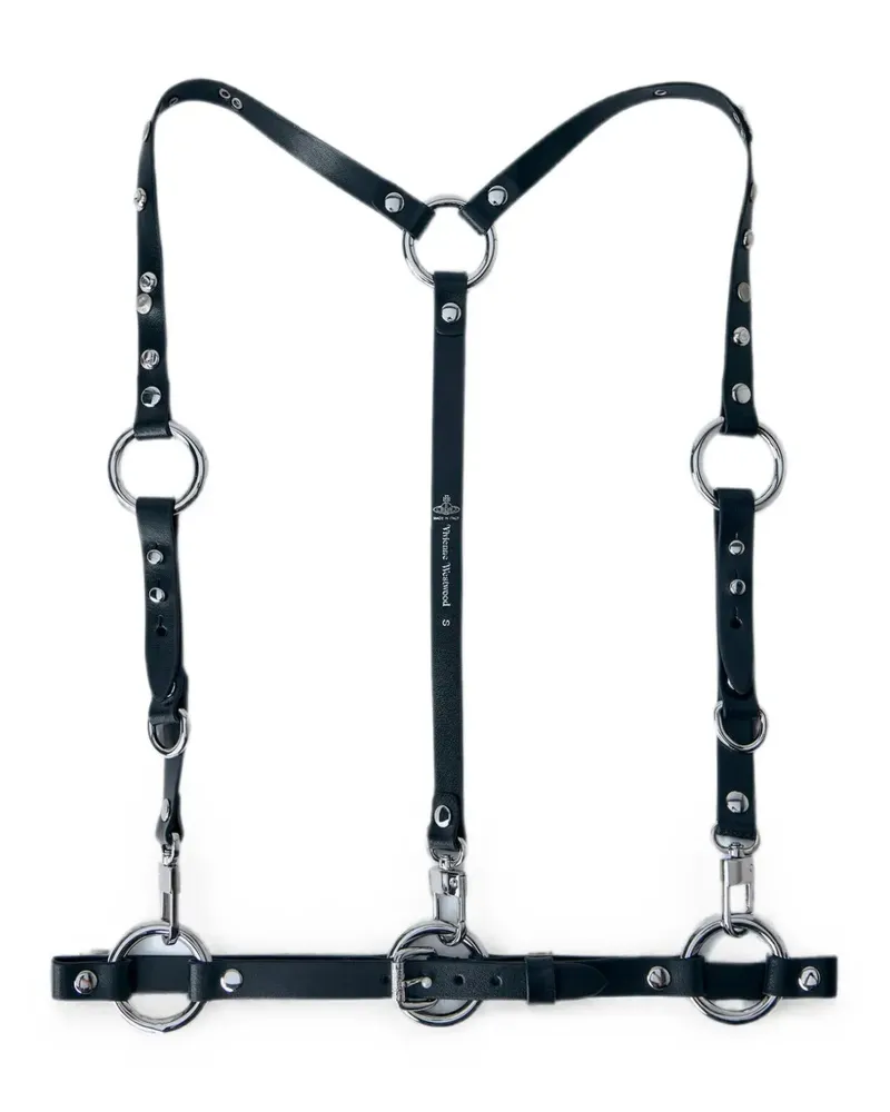 Vivienne Westwood Harness mit Ring-Detail - Schwarz Schwarz