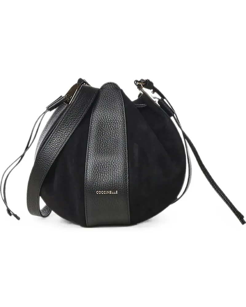 Coccinelle Schultertasche mit Einsätzen - Schwarz Schwarz