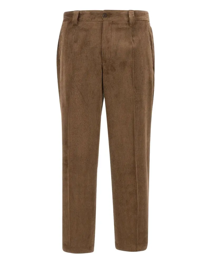 Briglia 1949 PortofinoS Hose aus Cord mit Seitentaschen - Braun Braun