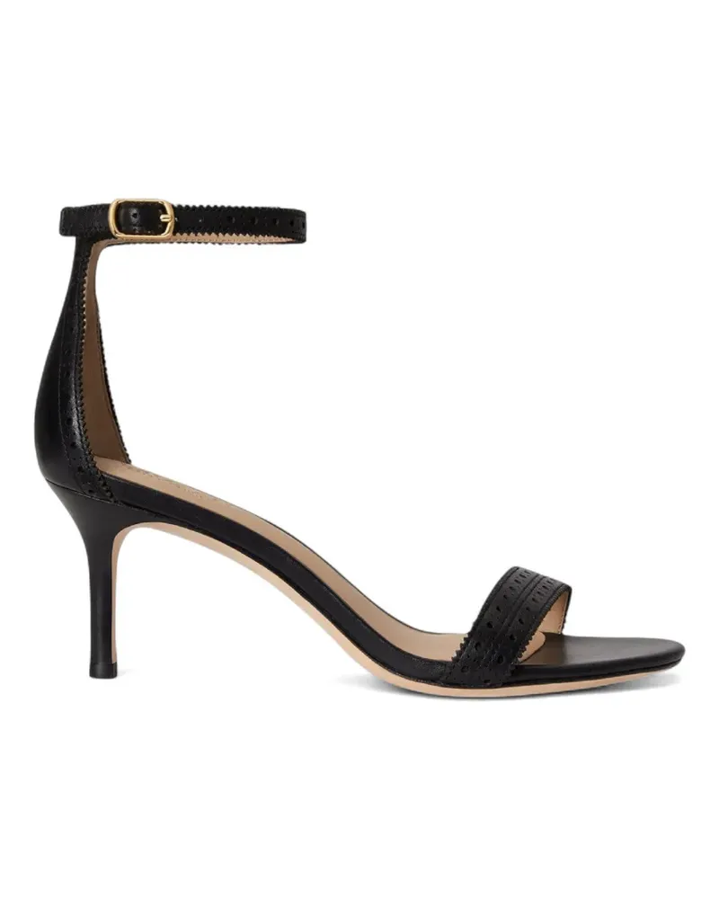 Ralph Lauren Allie brogue-detail heeled sandals - Schwarz Schwarz