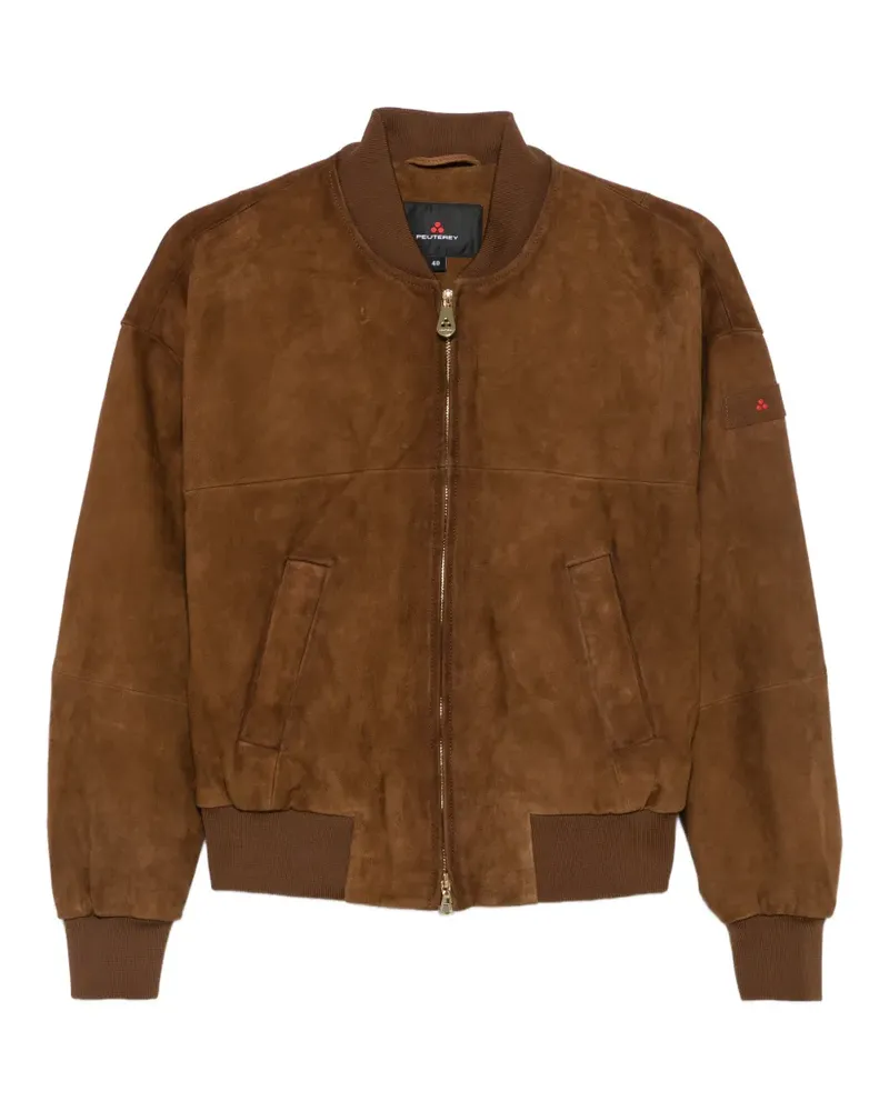 Peuterey Bomberjacke aus Wildleder - Braun Braun