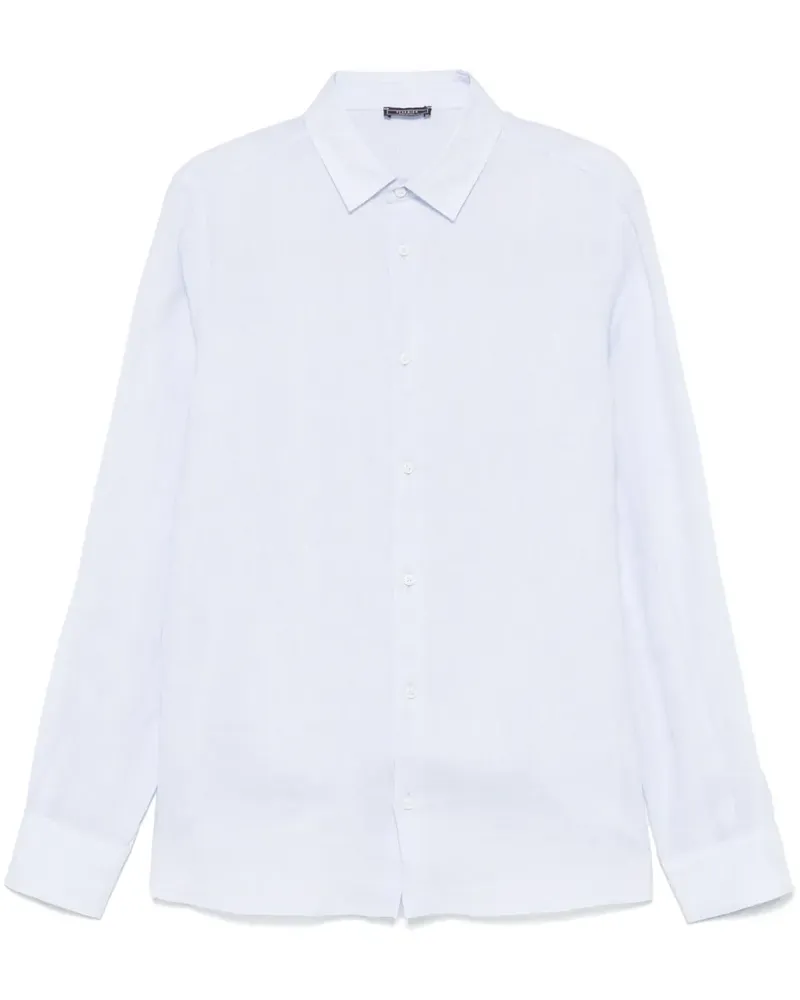 Peserico Hemd aus Leinen - Blau Blau