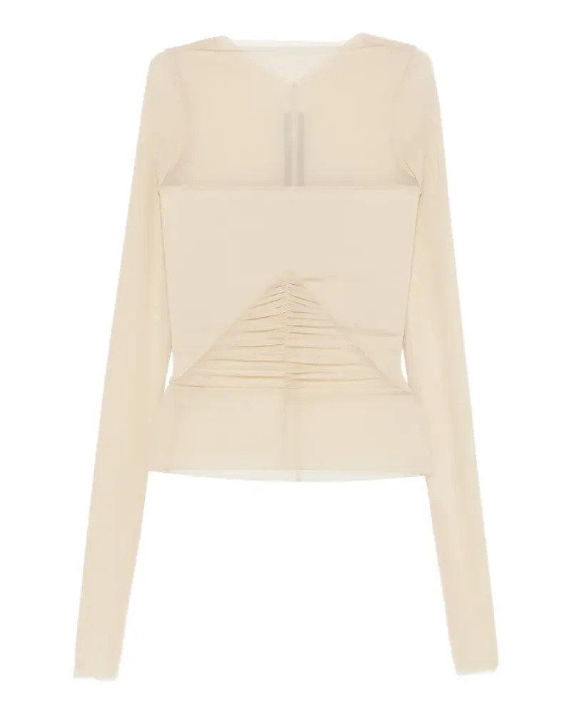 Rick Owens crew-neck top - Nude Nude