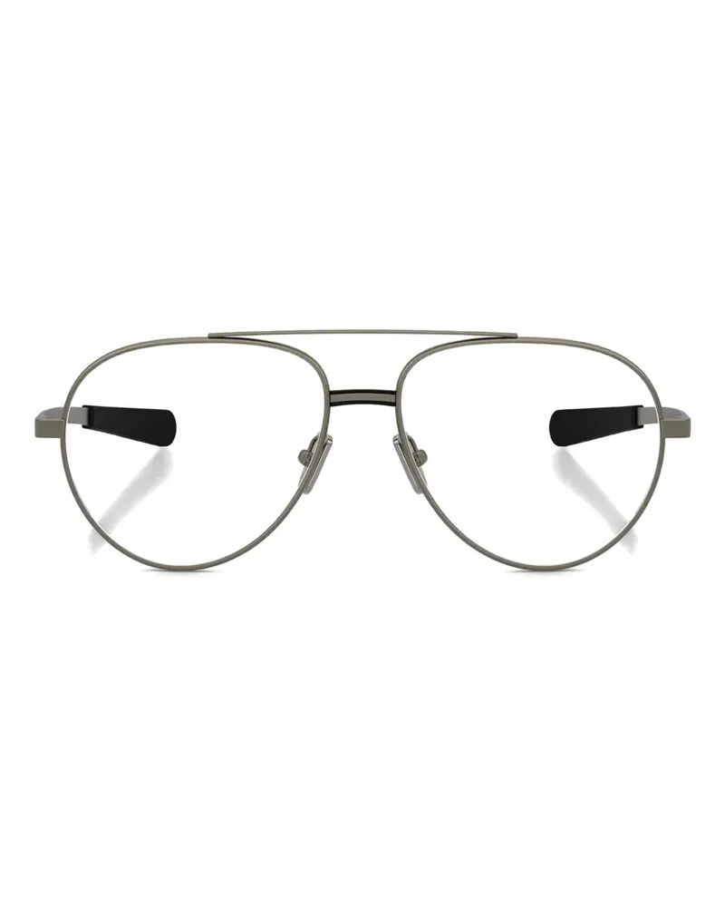 Moncler Klassische Pilotenbrille - MATTE ANTHRACITE Matte