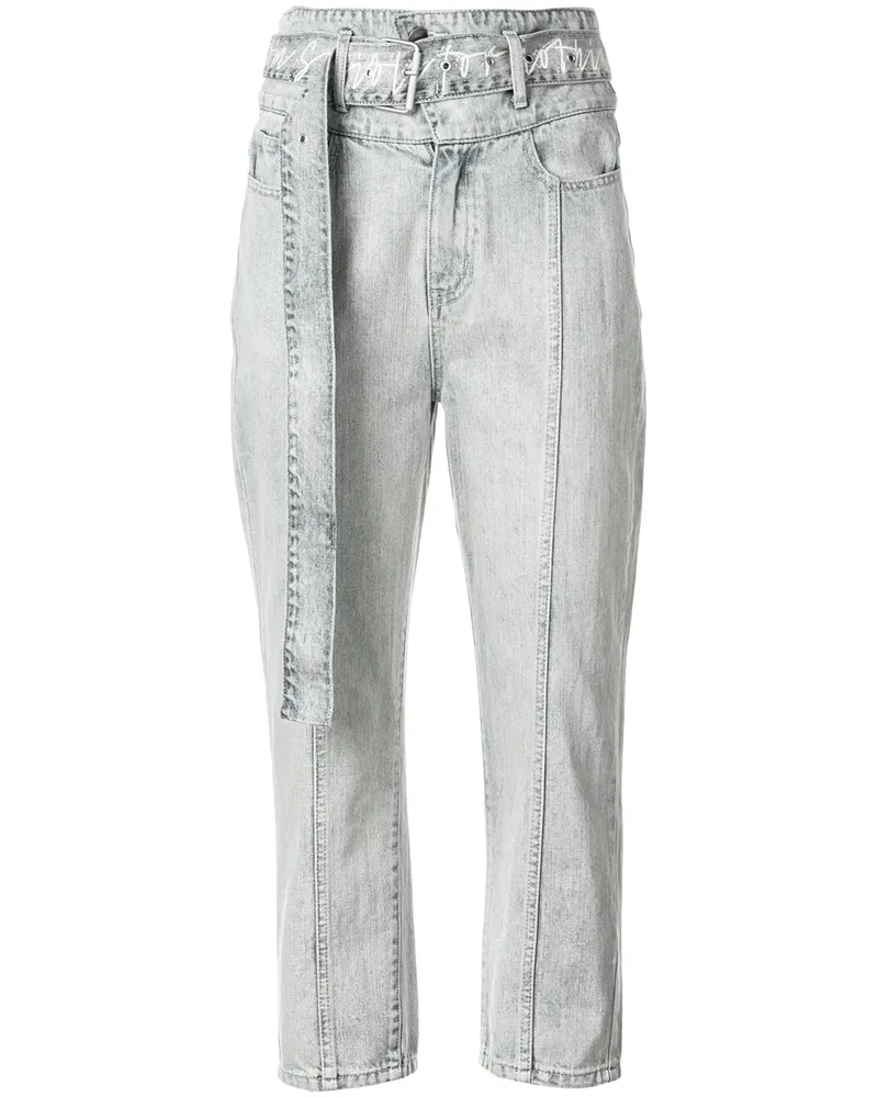 Haculla Cropped-Jeans mit hohem Bund - Blau Blau