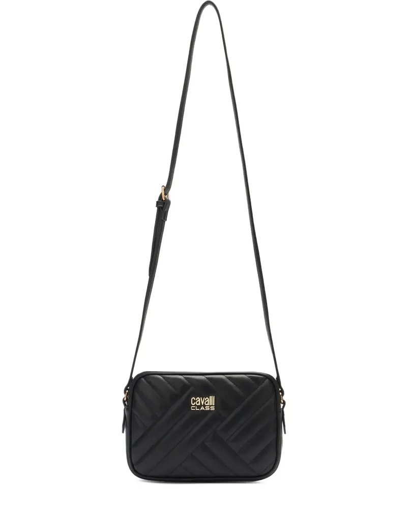 Roberto Cavalli Gesteppte Schultertasche - Schwarz Schwarz