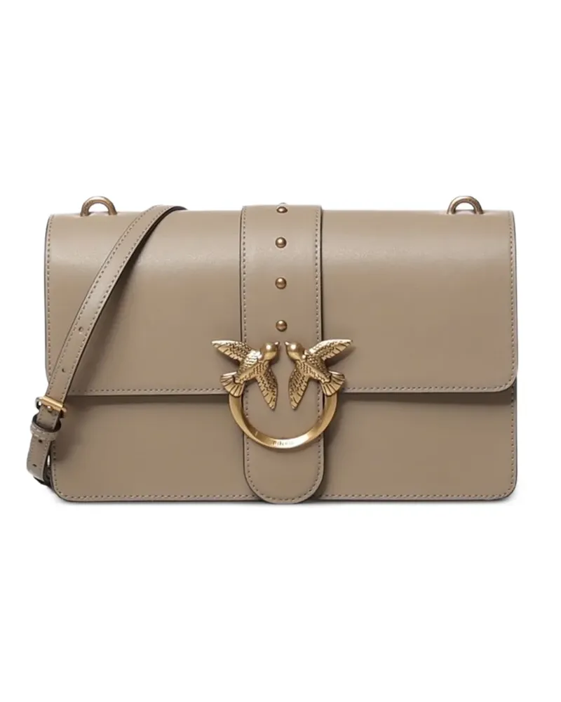 Pinko Love Birds Schultertasche - Nude Nude