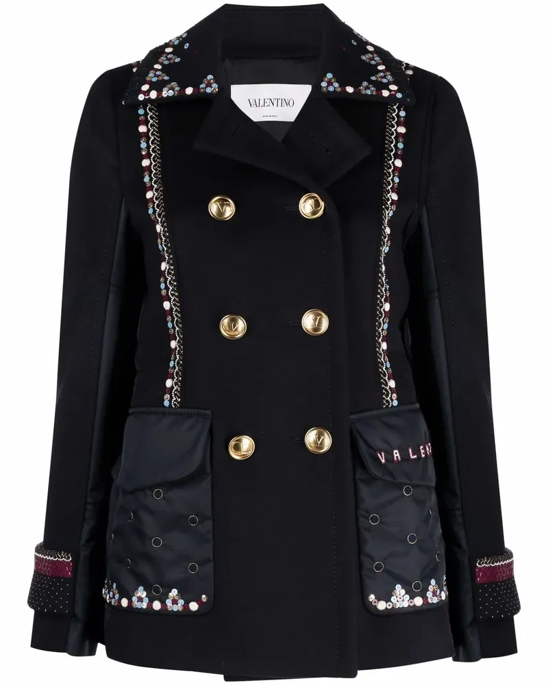 Valentino Garavani Verzierte Jacke - Blau Blau