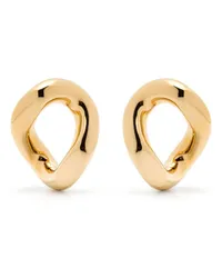 Jil Sander Skulpturale Ohrringe Gold