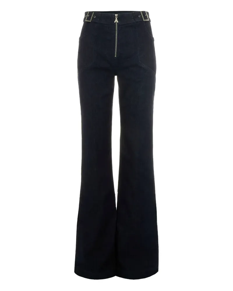 Patrizia Pepe belted flared trousers - Blau Blau