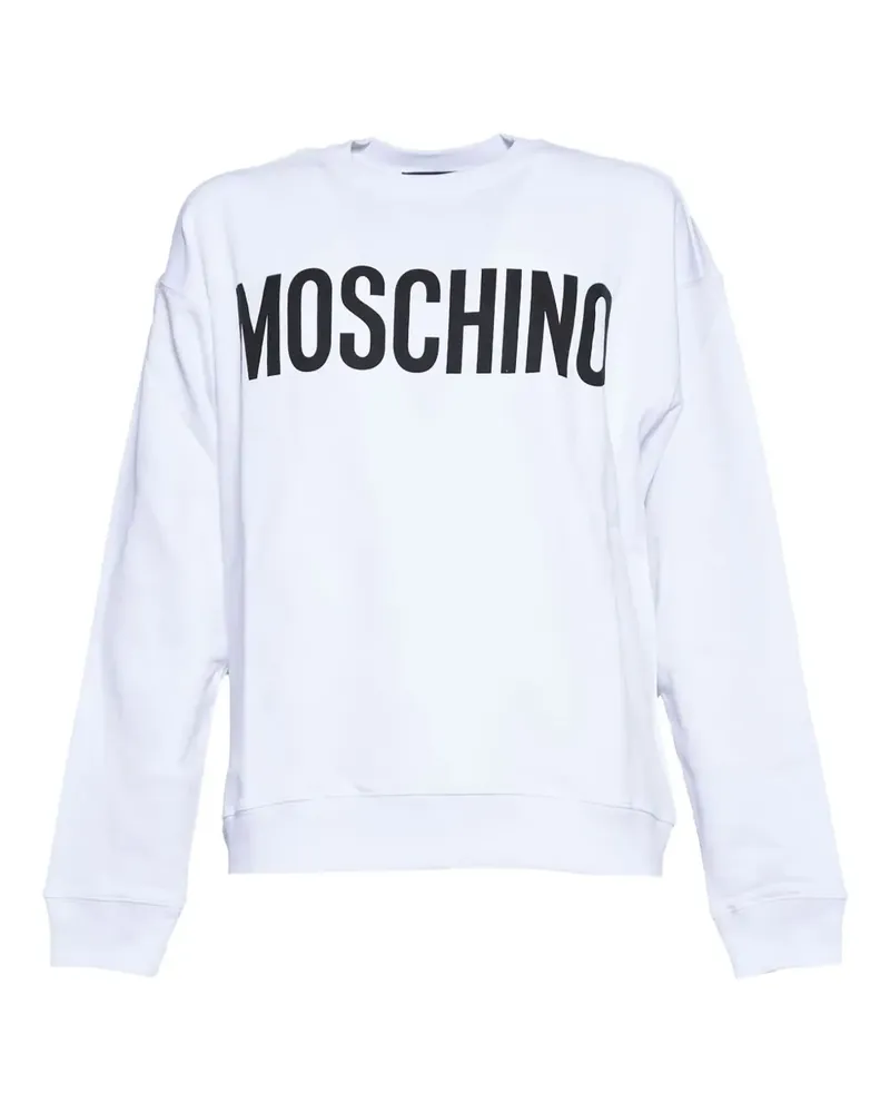 Moschino Sweatshirt mit Logo-Print - Weiß Weiß