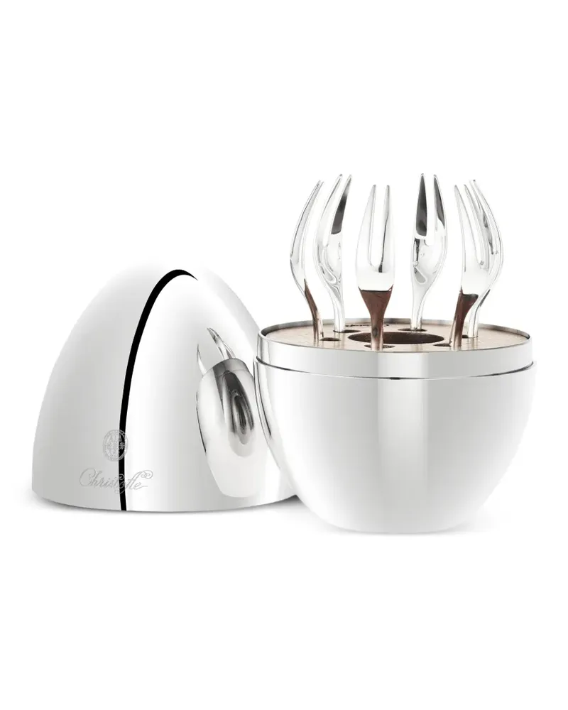 Christofle Mood Yummy Dessertgabeln (6er-Set) - Silber Silber