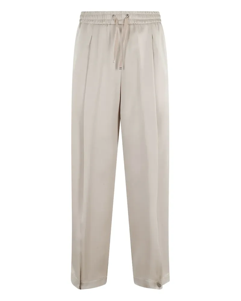 Herno Bundfaltenhose mit Kordelzug - Nude Nude