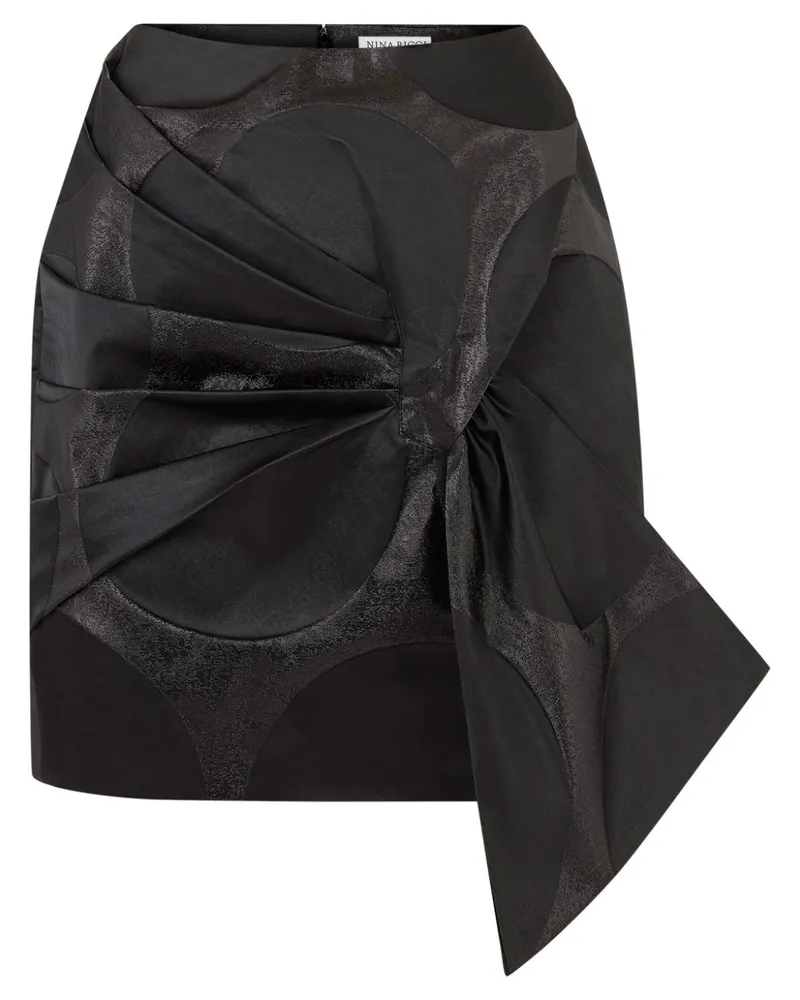 Nina Ricci Minirock mit Oversized-Schleife - Schwarz Schwarz