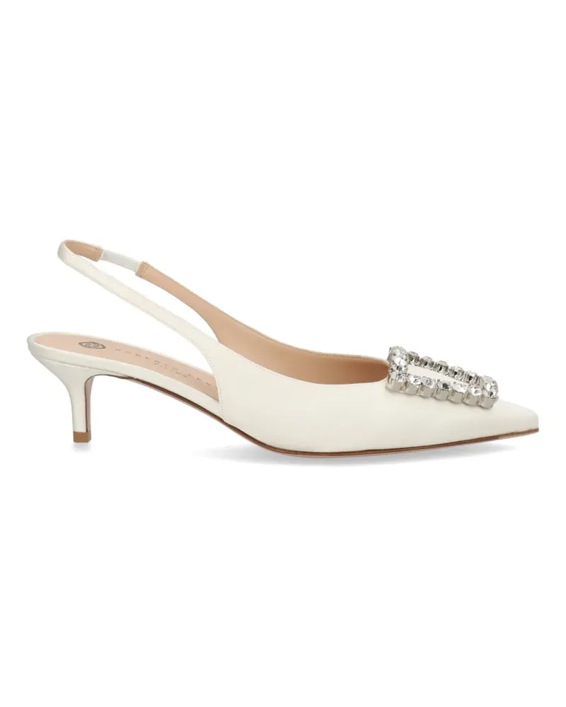 FESTA Milano crystal-embellished pumps - Nude Nude