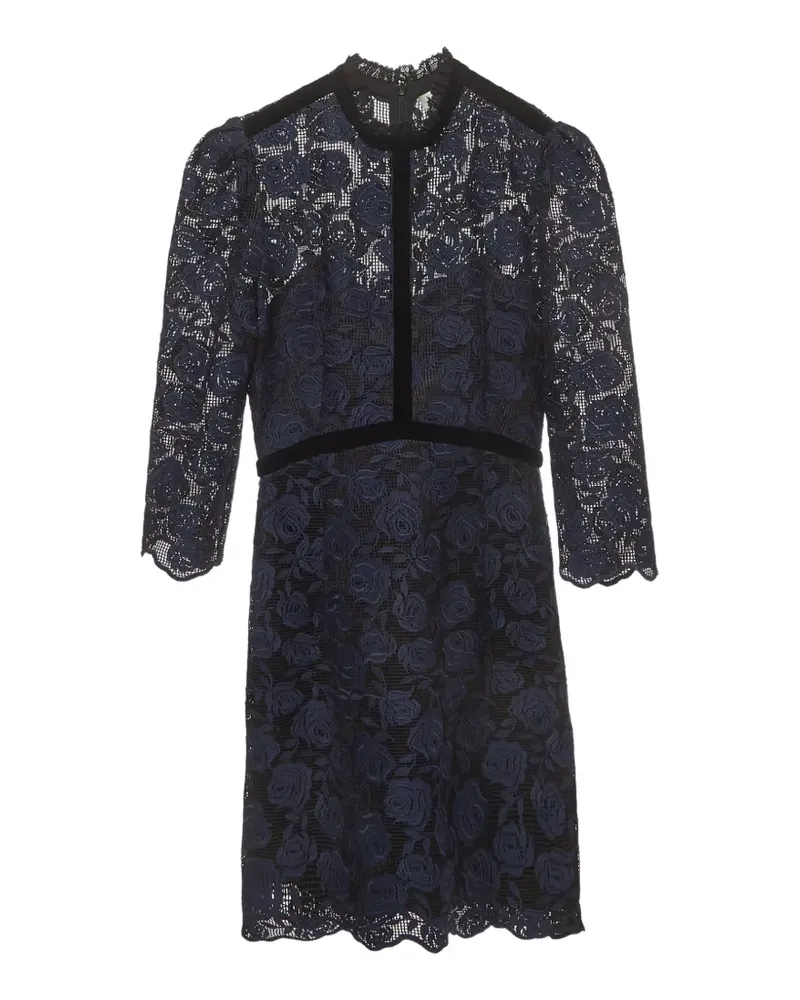 Sandro lace mini dress - Blau Blau