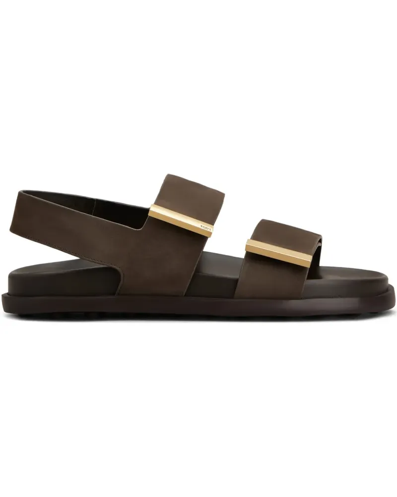 TOD'S Sandalen mit Riemen - Braun Braun