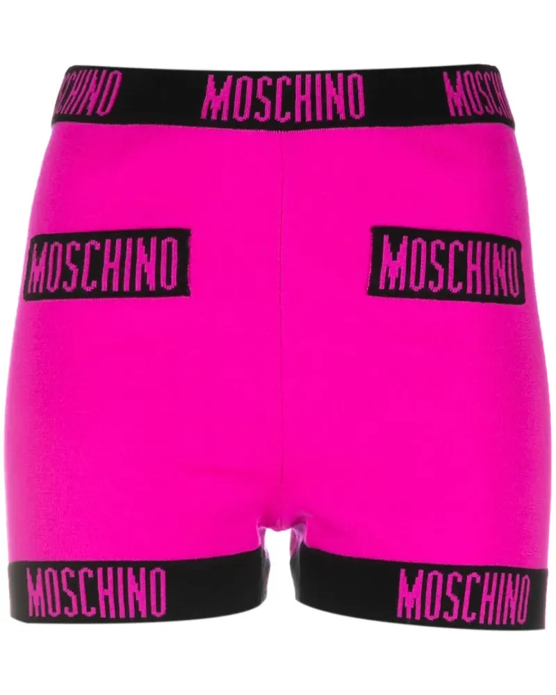 Moschino Shorts mit Muster - Rosa Rosa