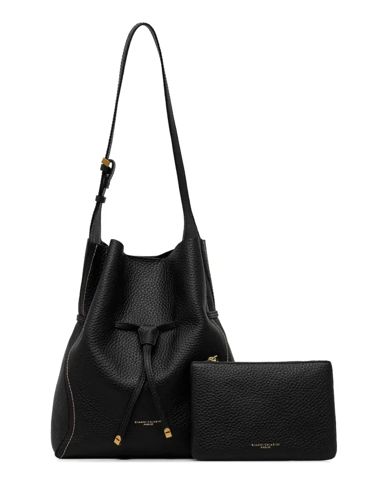 Gianni Chiarini Beuteltasche aus Leder - Schwarz Schwarz