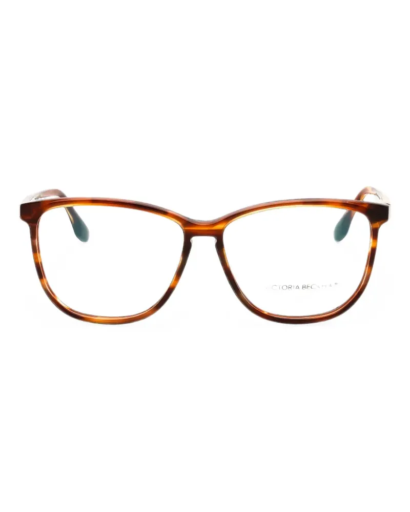 Victoria Beckham Brille in Schildpattoptik - Braun Braun