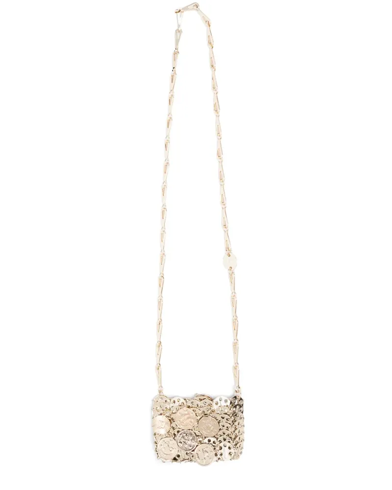 Paco Rabanne Micro 1969 Schultertasche - Gold Gold