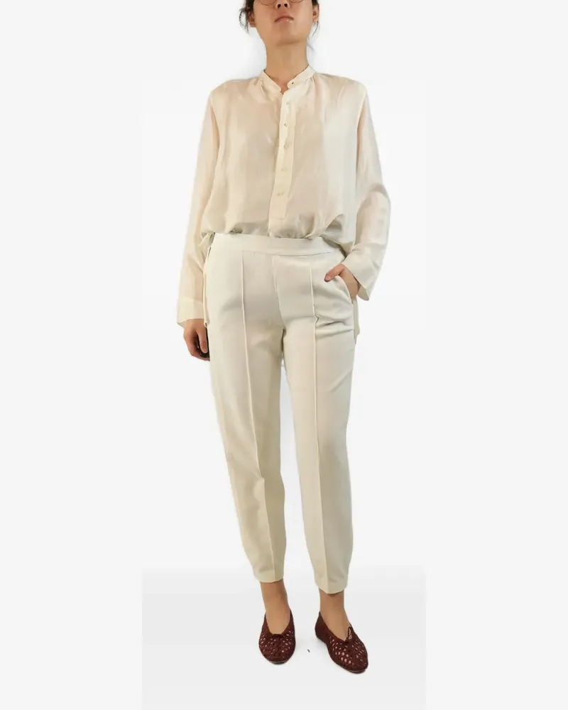 Vince Hose mit Tapered-Bein - Weiß Weiß