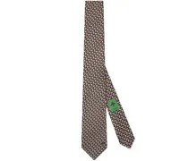 Krawatte mit Baseballkappen-Print