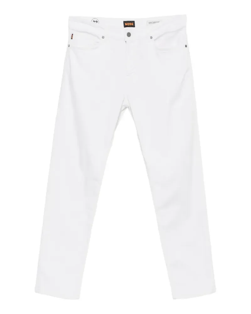 HUGO BOSS logo-patch jeans - Weiß Weiß