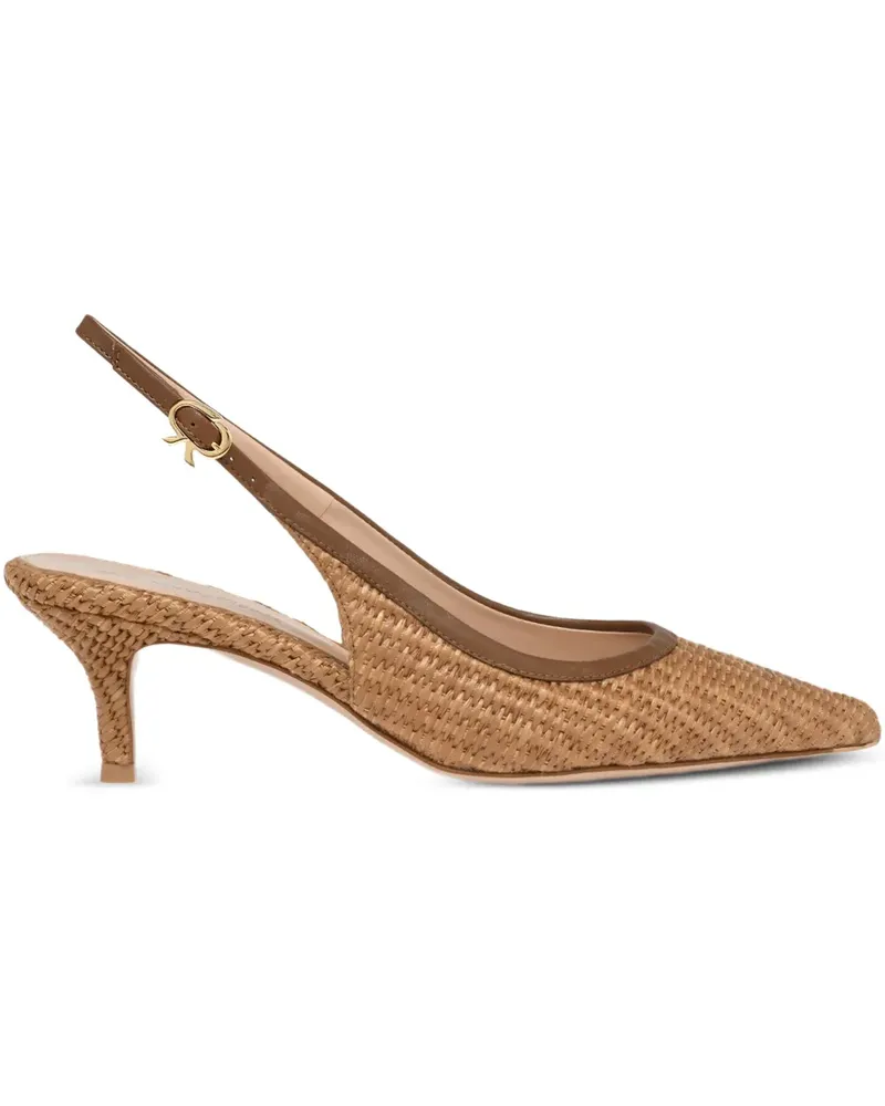 Gianvito Rossi Spitze Minorca Pumps - Braun Braun