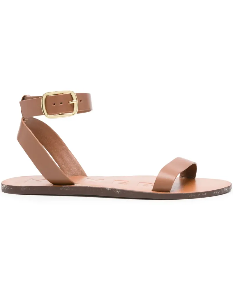 Manebí Chloe Sandalen mit Schnalle - Braun Braun