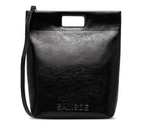 Sajennie Tote Bag mit Cut-Out-Henkel - Schwarz