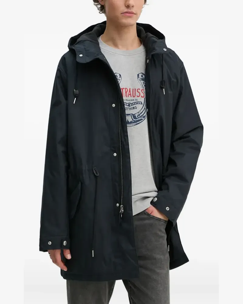 Levi's Harrison hooded zip parka - Schwarz Schwarz