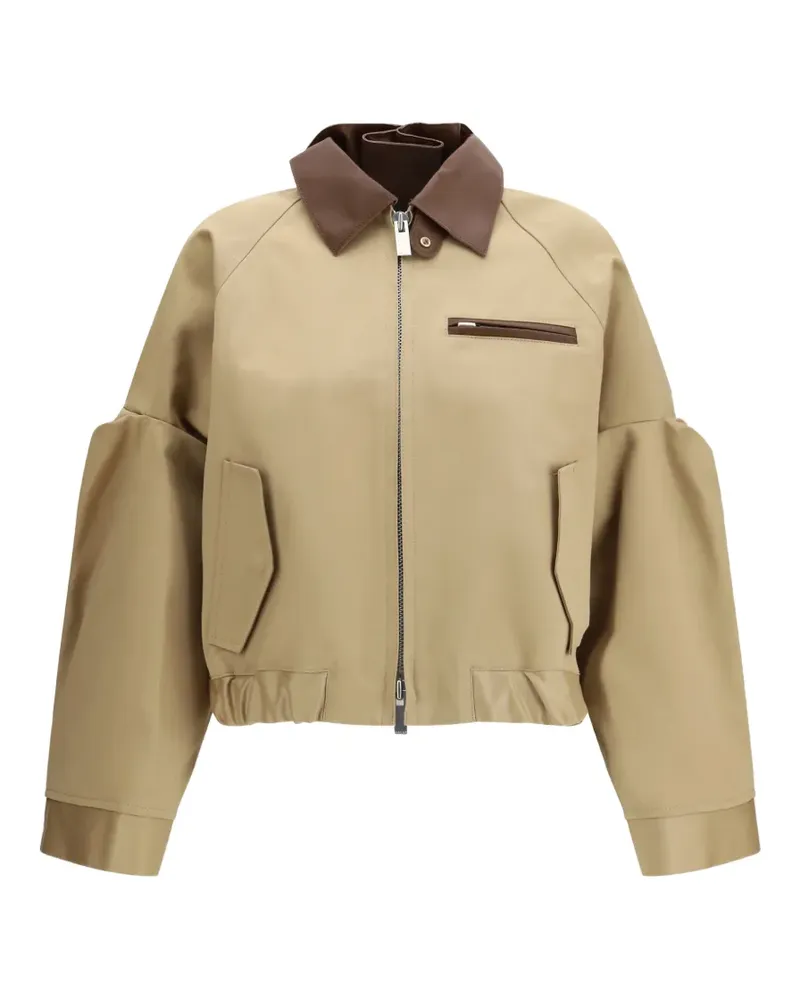 Sacai Jacke aus Baumwolle - Nude Nude