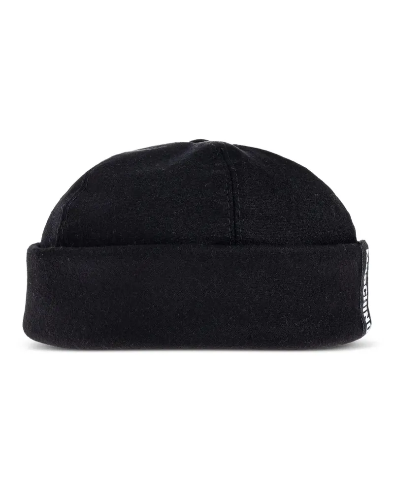 Moschino Hut mit Logo-Band - Schwarz Schwarz