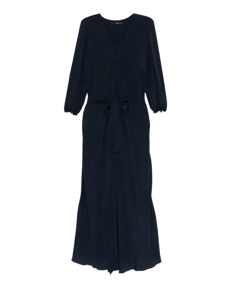 Seventy V-neck tie-waist dress - Blau Blau