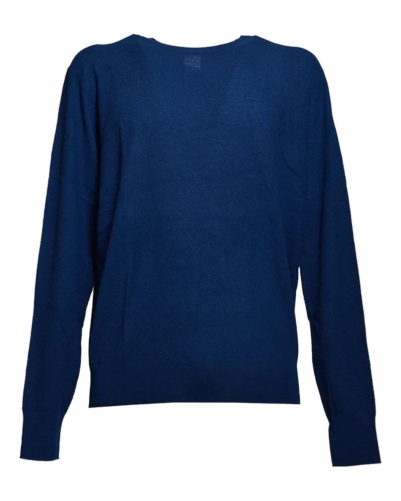 ASPESI Klassischer Pullover - Blau Blau