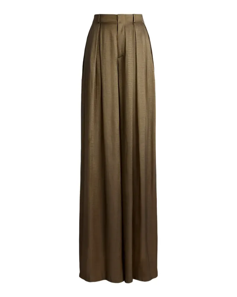Ralph Lauren Greer Lamé-Hose mit Falten - Braun Braun