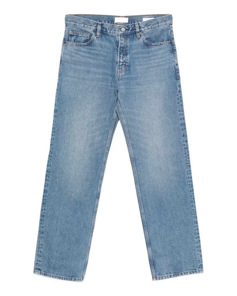 Frame Denim Ausgeblichene Straight-Leg-Jeans - Blau Blau