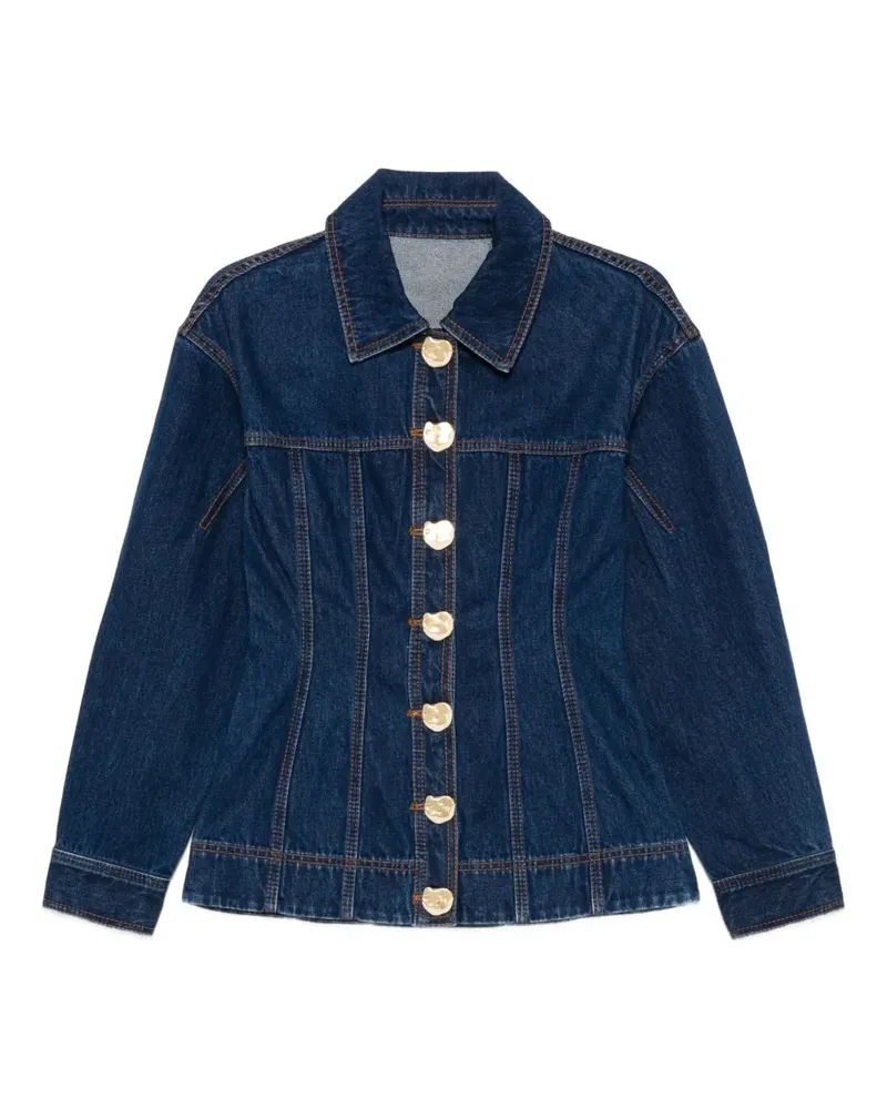 Aje. Geknöpftes Gianna Jeanshemd - Blau Blau