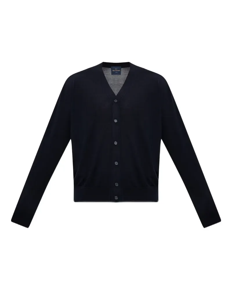 Paul & Shark V-neck wool cardigan - Blau Blau