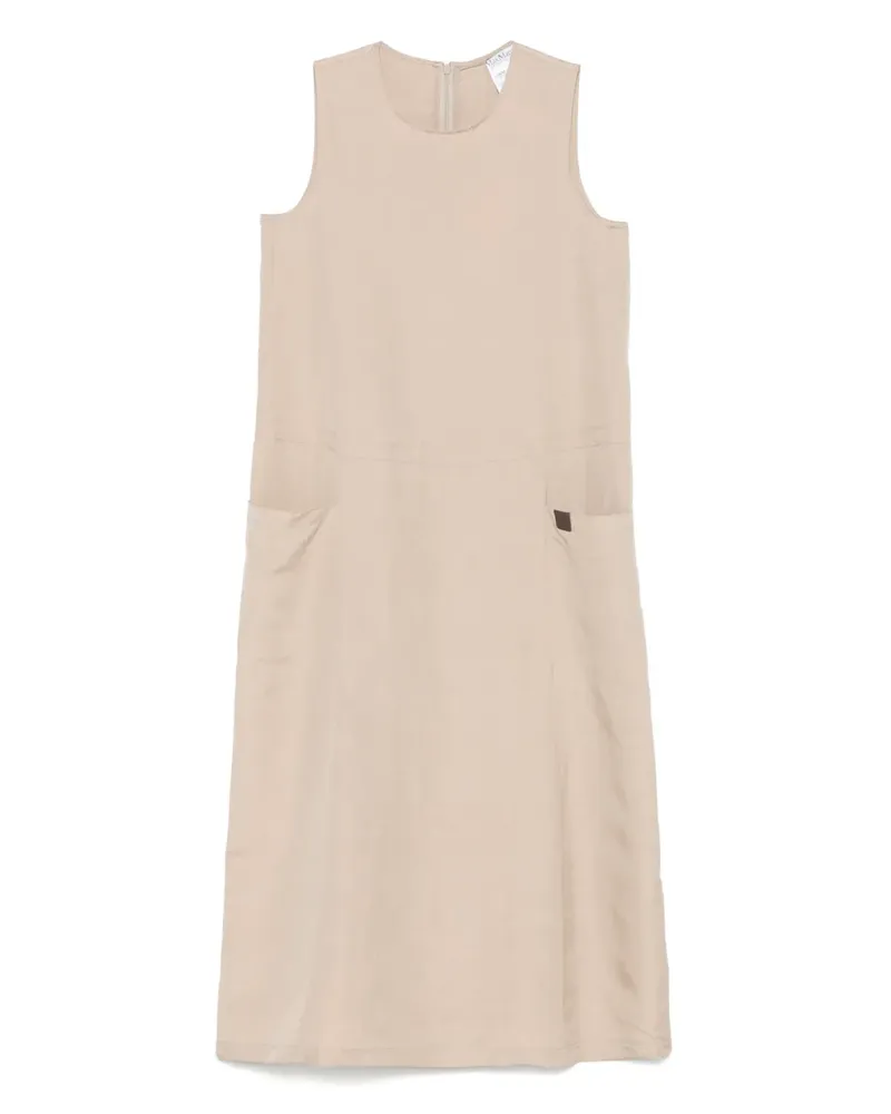 Max Mara Kleid Midikleid - Nude Nude