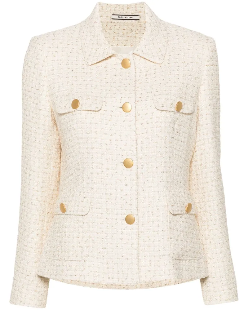 Tagliatore Tweed-Jacke Nude