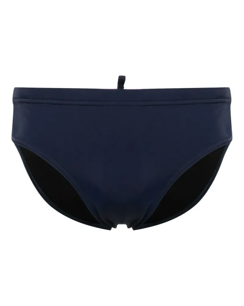 Dsquared2 Badehose mit Logo-Print - Blau Blau